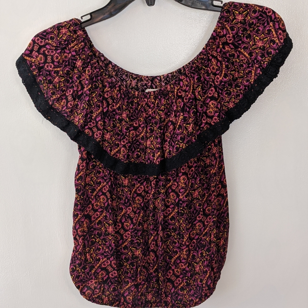 Mossimo Off Shoulder Flounce Top